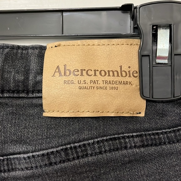 Abercrombie Boys Jeans Size 11/12 Long Blackish Gray in Color - Picture 5 of 9